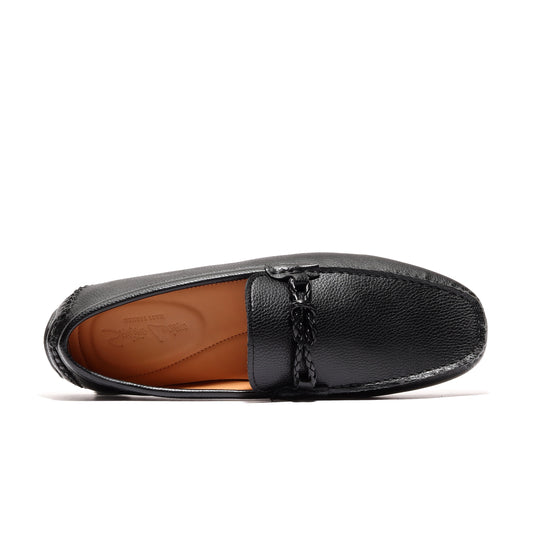 black loafers men chic summer