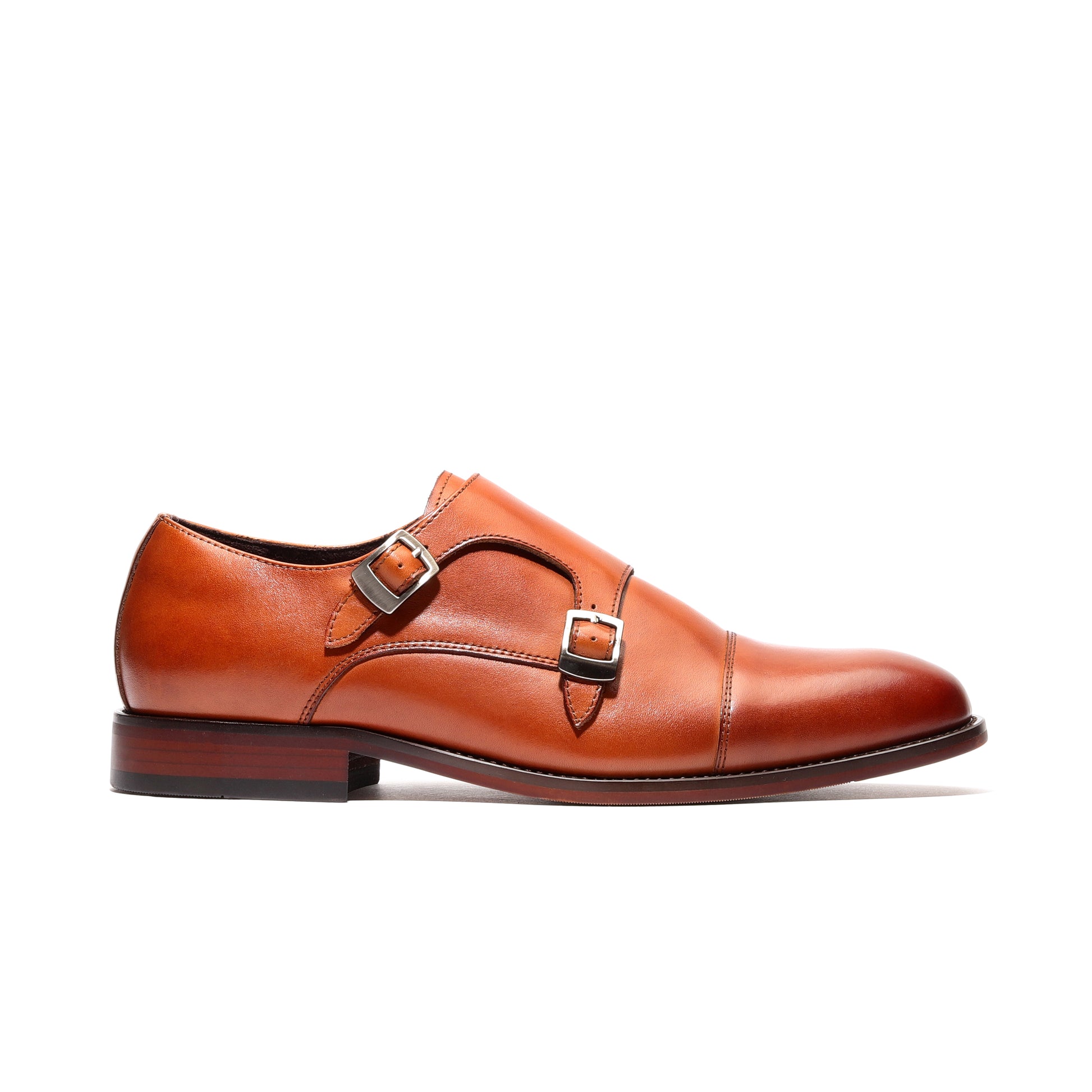 Side view of conag genuine leather shoes, showcasing their elegant design and premium craftsmanship, ideal for formal and sophisticated occasions.